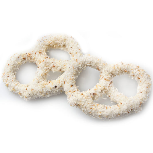 Chocolate Covered Pretzels with Coconut - 96 Count