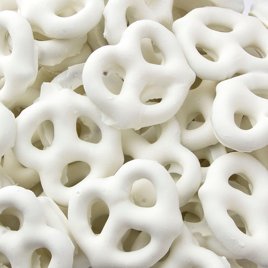 White Yogurt Covered Pretzels - 96 Count