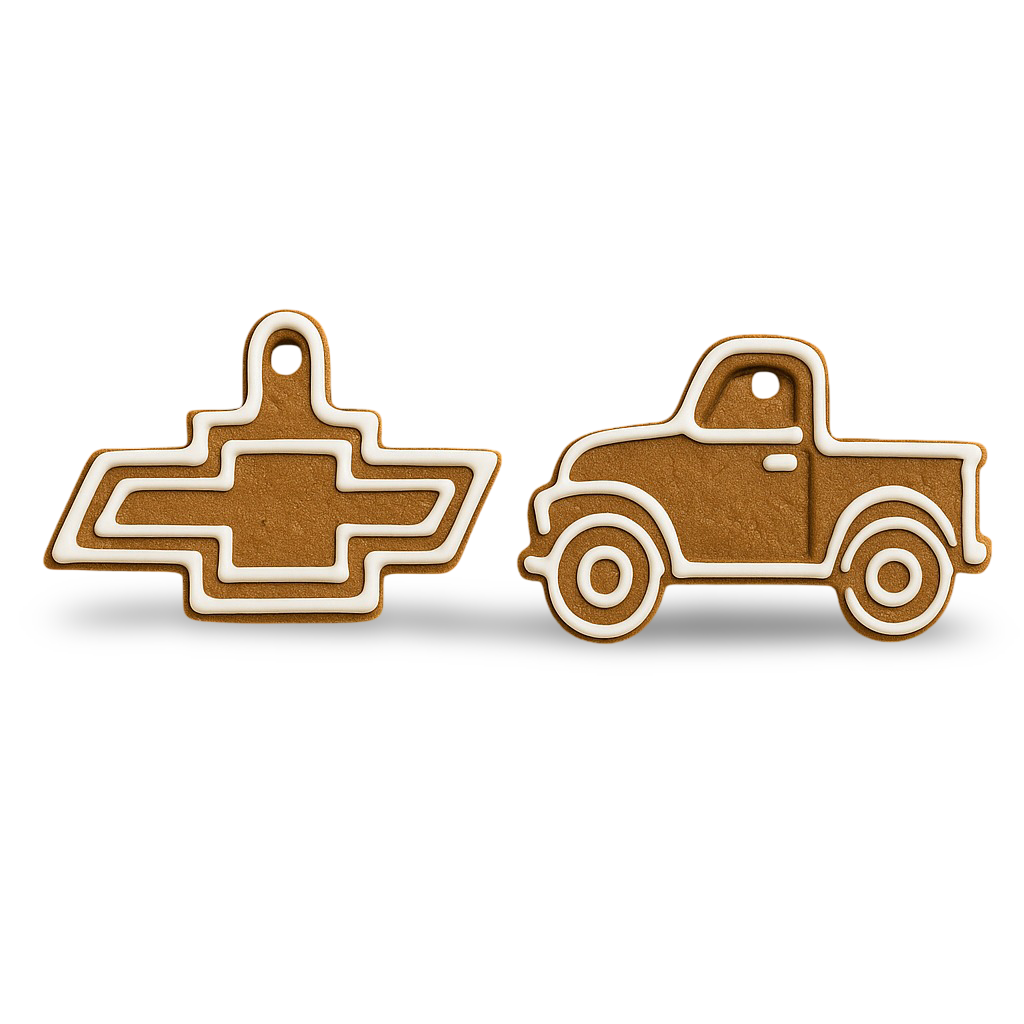 Custom Ornament Cookies- Gingerbread, Sugar or Cocoa
