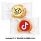 Classic Fortune Cookie with 1.5"sticker label