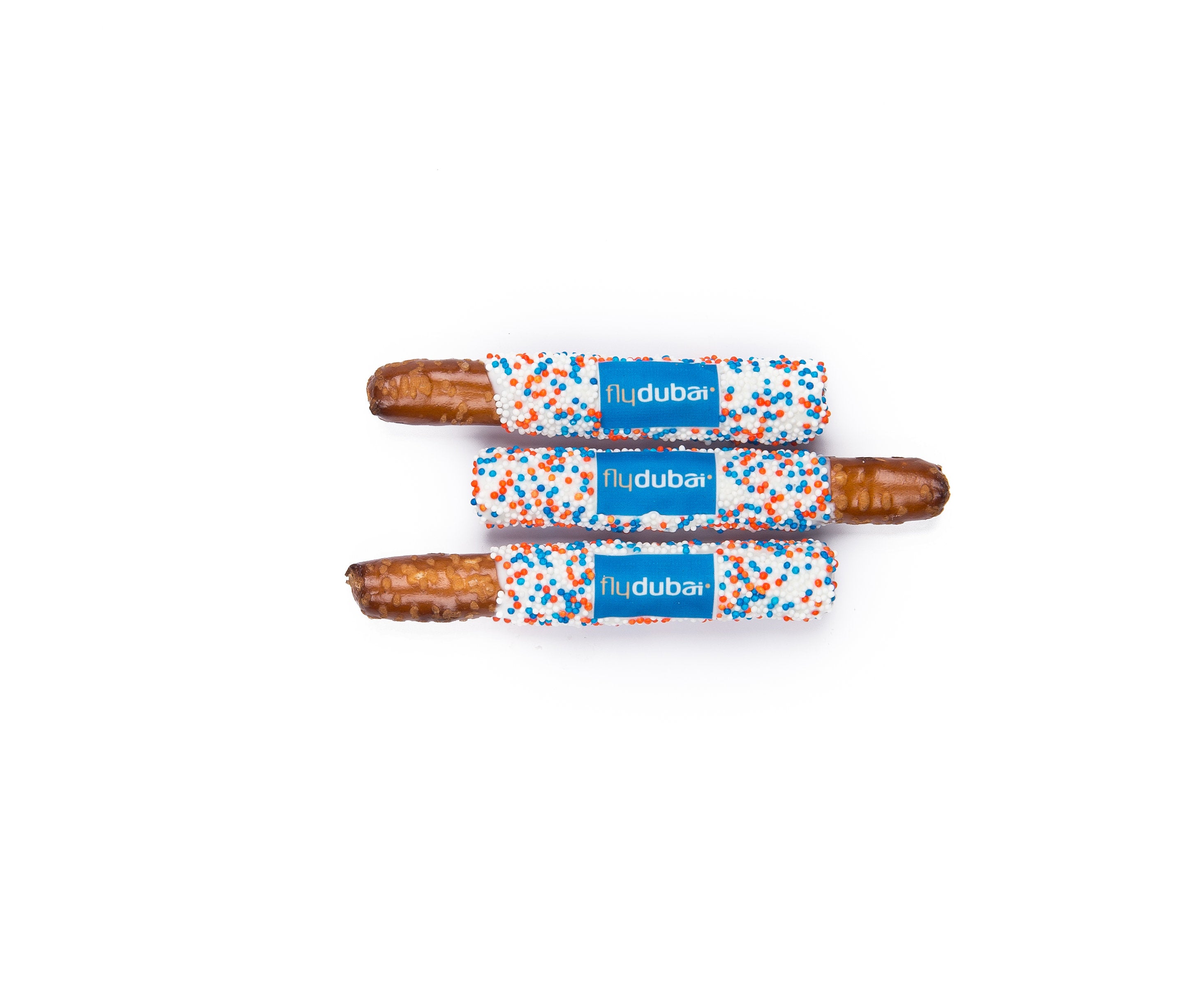 Logo Mini Pretzel Rods- Individually Wrapped