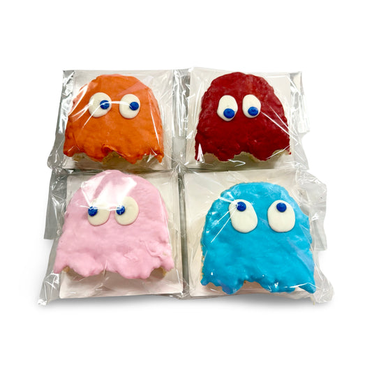 4 INCH PAC-MAN GHOST RICE TREAT