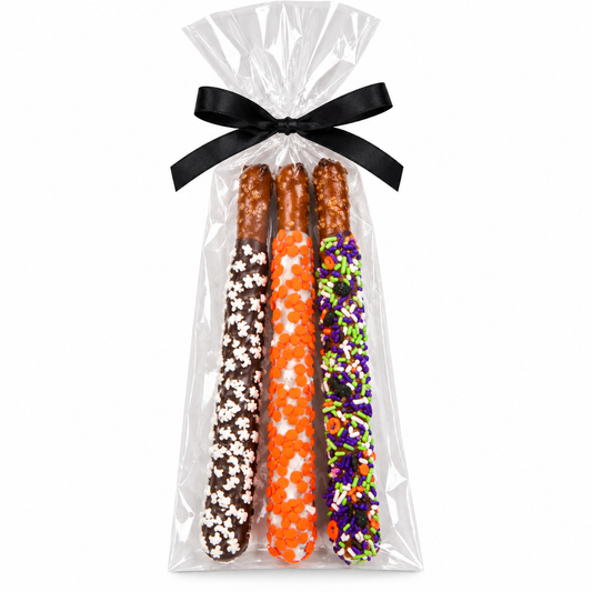 Bag of 3 Halloween Pretzel Wands