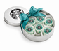 Corporate Logo Hand Dipped & Decorated Sandwich Cookie- Round Tin of 24