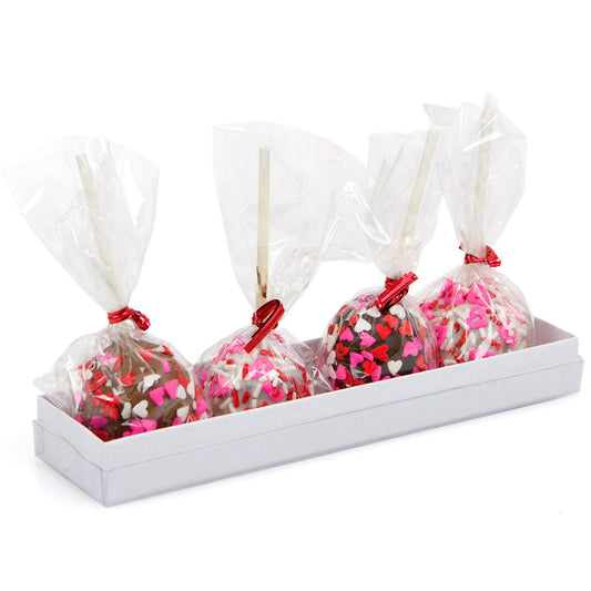 Heart Sprinkles Brownie Stix- Gift Box of 4