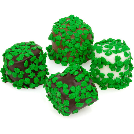 St.Patricks Hand-Dipped Marshmallows- Individual Puffs