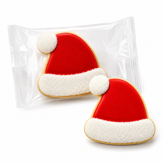 3 Inch Holiday Cookie - Santa Hat