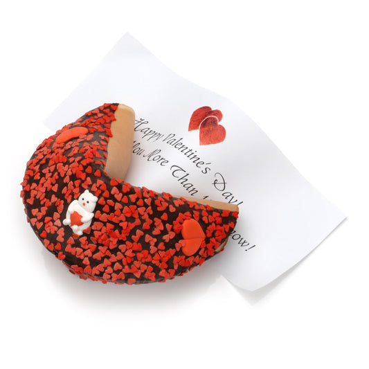 Valentines Decorated Super Giant Fortune Cookie