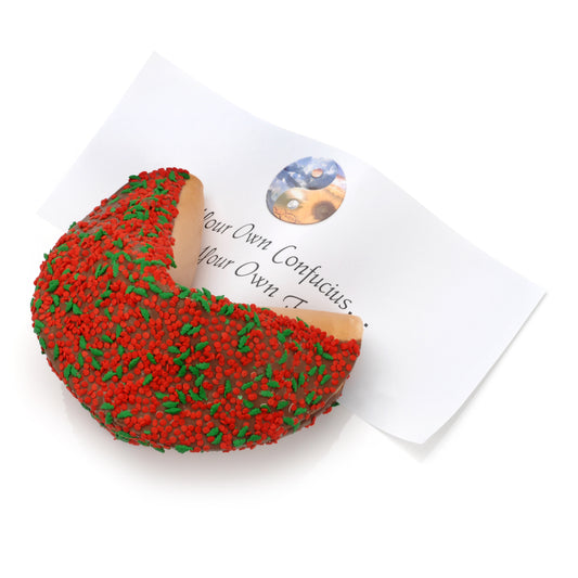 Holly & Berry Sprinkles Giant Fortune Cookie