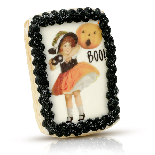 Vintage Halloween Iced Cookie Card- Single