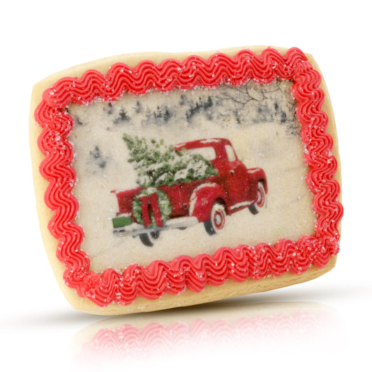 Vintage Christmas Cookie Card-Naked Single