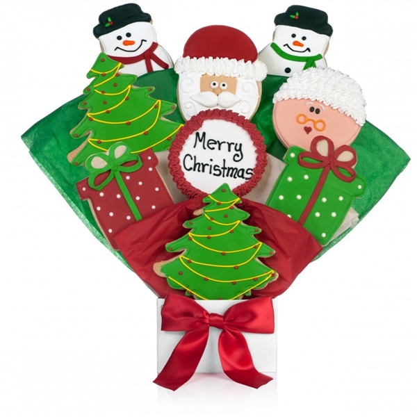 christmas cookie bouquets